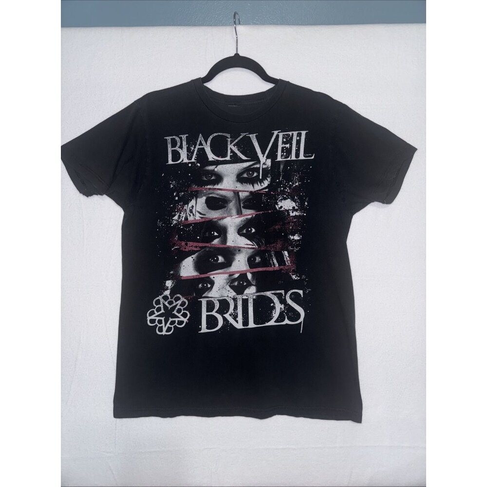 Vintage BLACK VEIL BRIDES Black Band Tour Tee Merch T-Shirt Well Worn Thrash